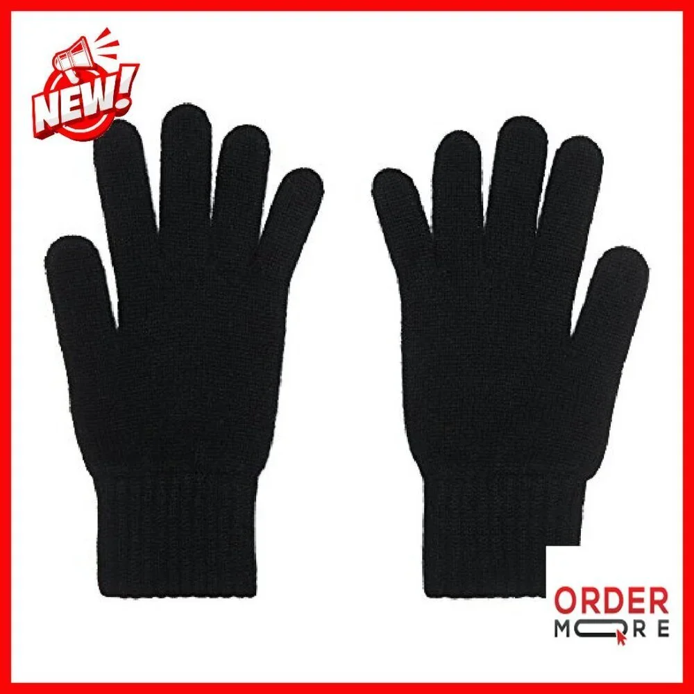 100% Cashmere Gloves One Size Made in Scotland Premium Warm